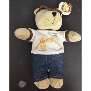 Starbucks Bearista San Diego Teddy Bear Plush 2009 Limited Edition With Outfit &